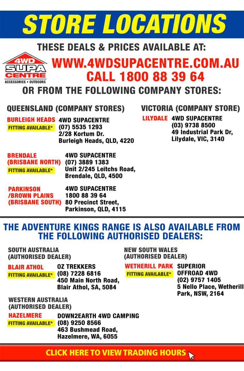 Camping Store , 4WD & Outdoor Products Australia