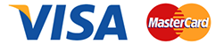 Visa and Mastercard Accepted