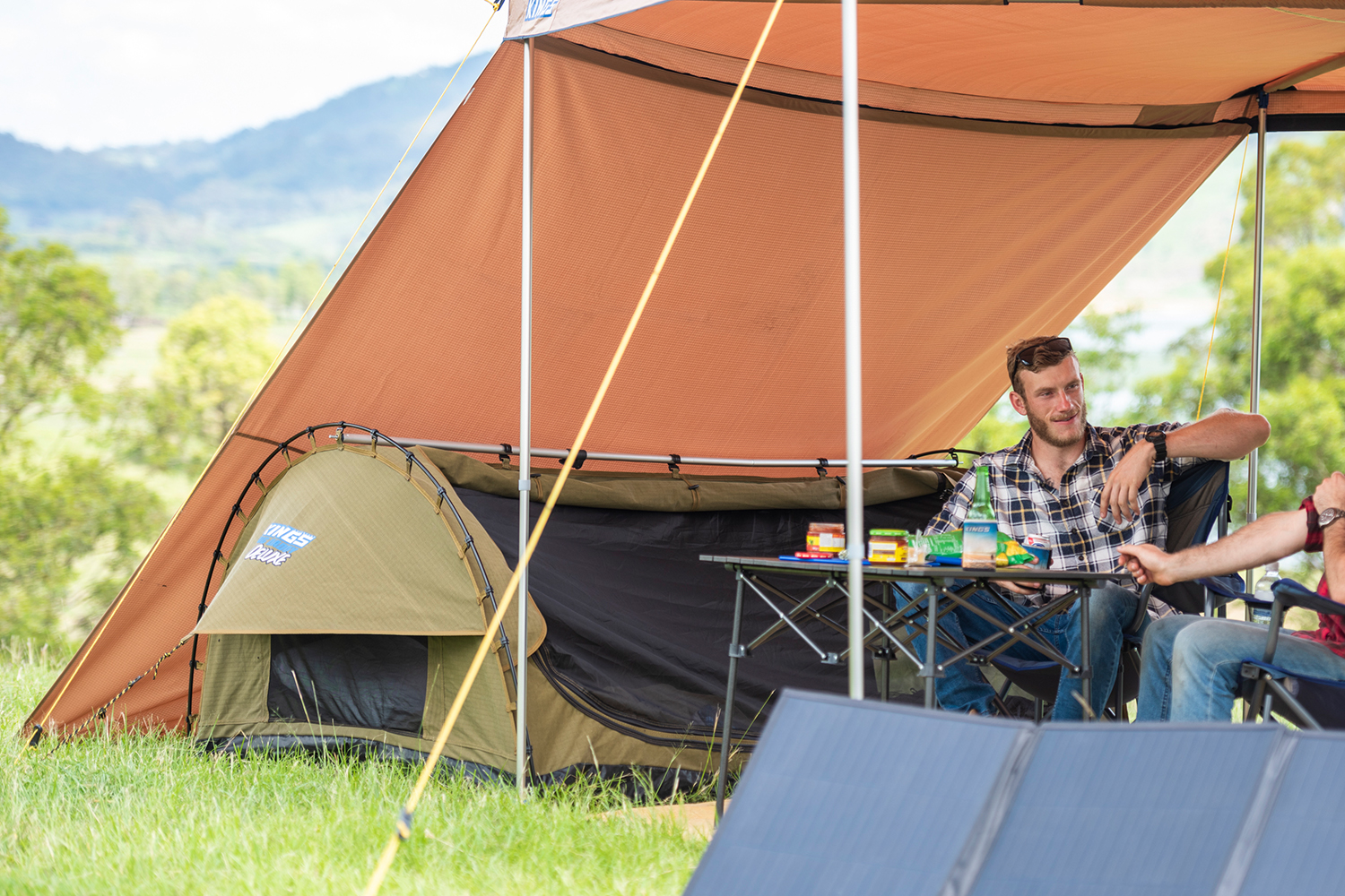 270° King Wing Awning Wall| Suits all sides of 270° King Wing | Waterproof | UPF50+ Sun Protection | Velcro attachment