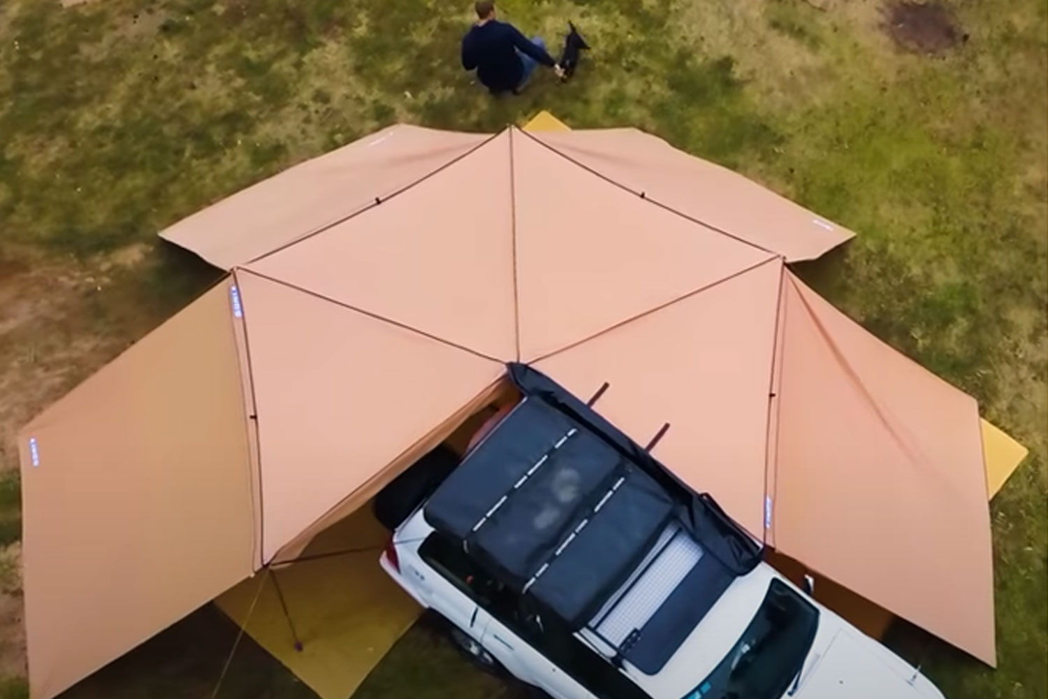 270° King Wing Awning Wall| Suits all sides of 270° King Wing | Waterproof | UPF50+ Sun Protection | Velcro attachment