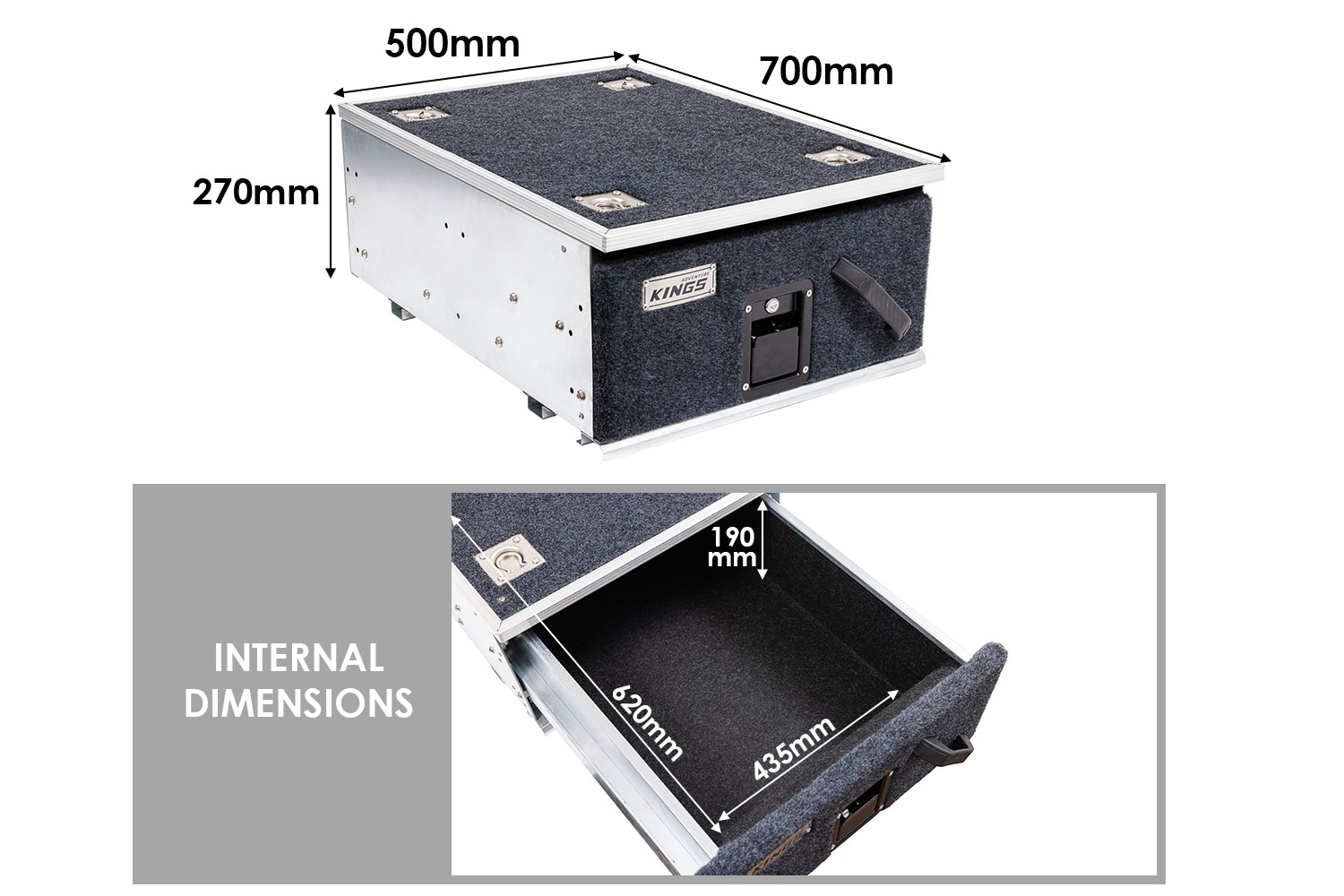 Adventure Kings 700mm Single Drawer
